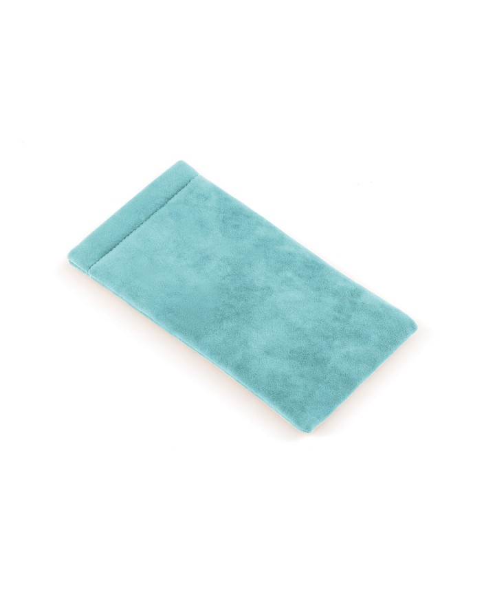 Turquoise Velvet Pouch